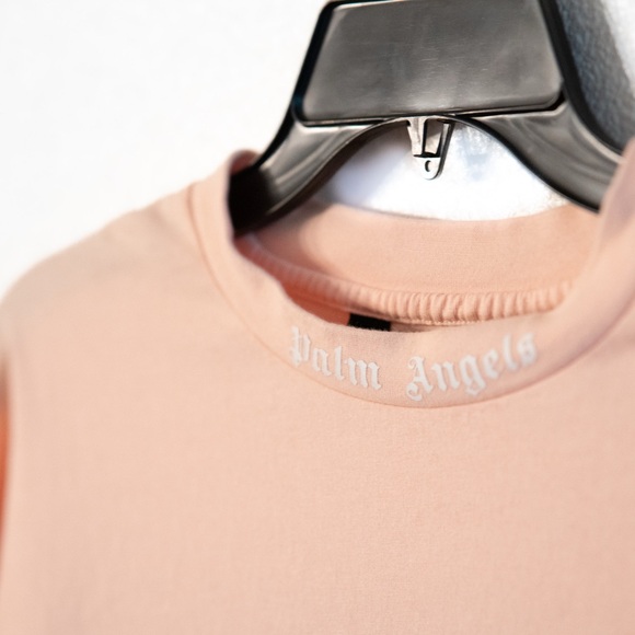 Palm Angels “Light Peach” Short Sleeve Tee - Picture 2 of 4